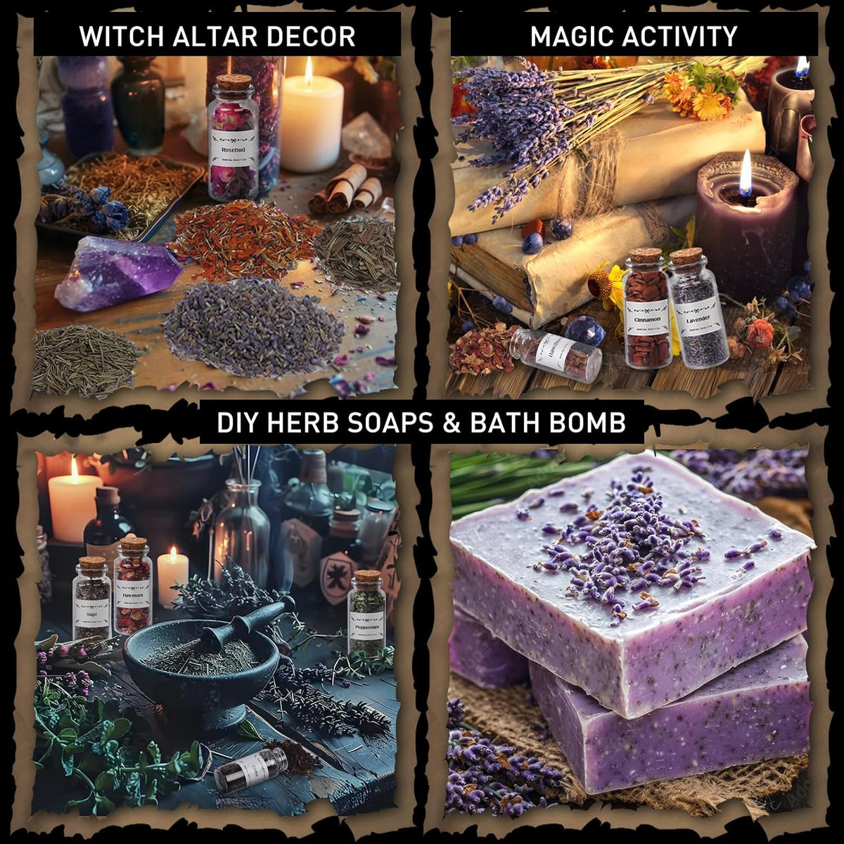Apothecary Herb Box with 18 dried herbs and flowers, photo 7 of 8