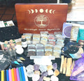 Beginner Altar Kit with crystals, herbs, candles and altar cloth, photo 1 of 9