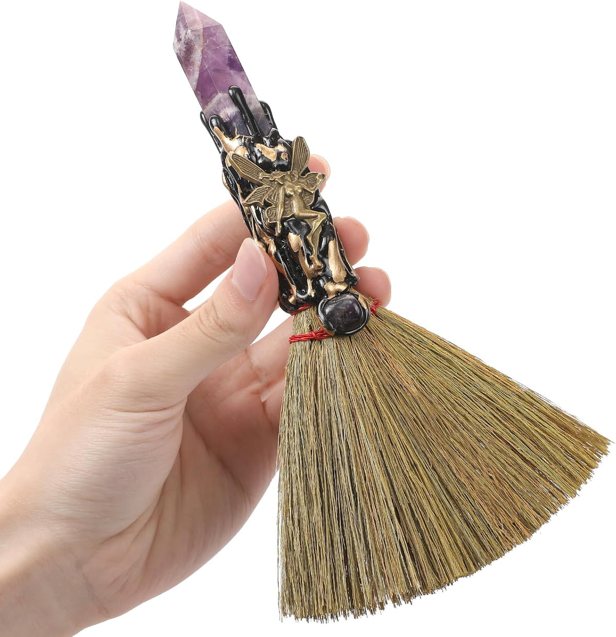 Crystal Altar Besom: Mini Ritual Broom