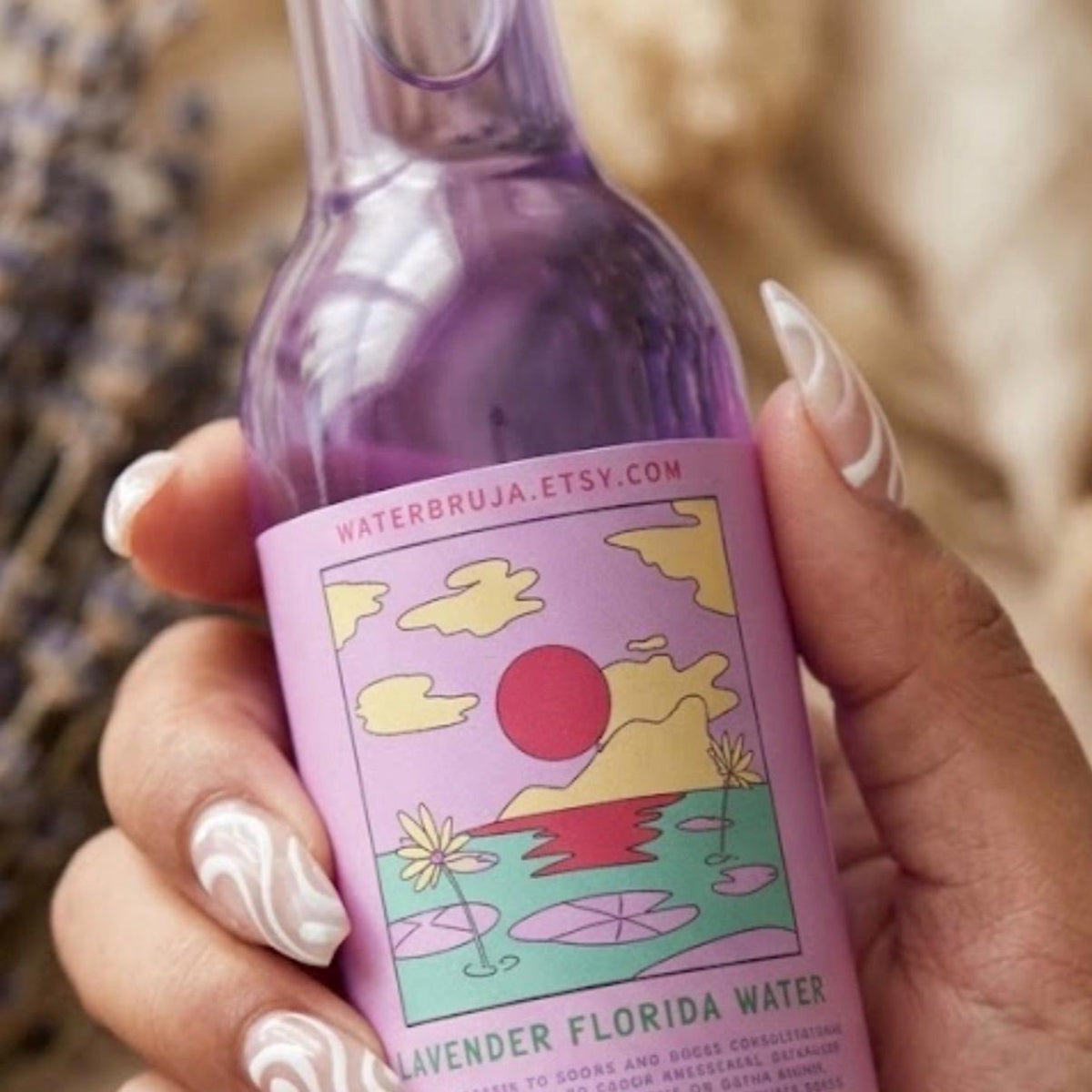 Lavender Florida Water with amethyst, photo 4 of 7