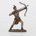 Ochosi Mini Orisha Statue: Hand-Painted Bronze Finish