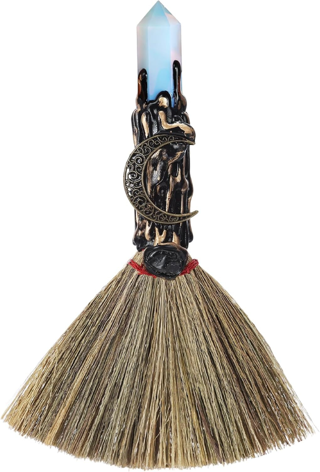 Opal Moon Altar Besom: Mini Ritual Broom