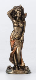Oshun Mini Orisha Statue: Hand-Painted Bronze Finish