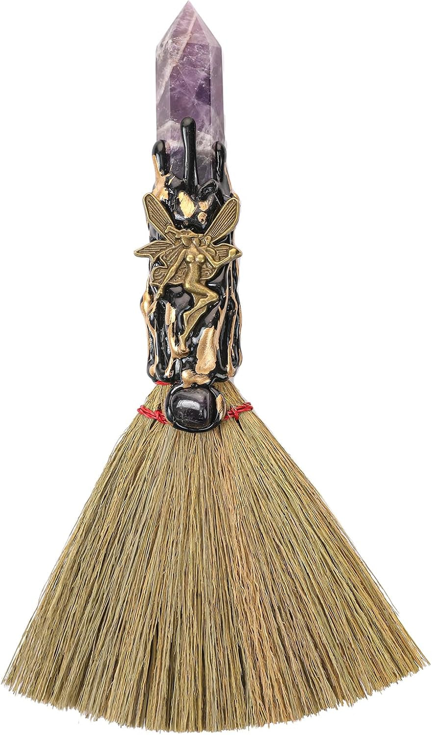 Crystal Altar Besom: Mini Ritual Broom