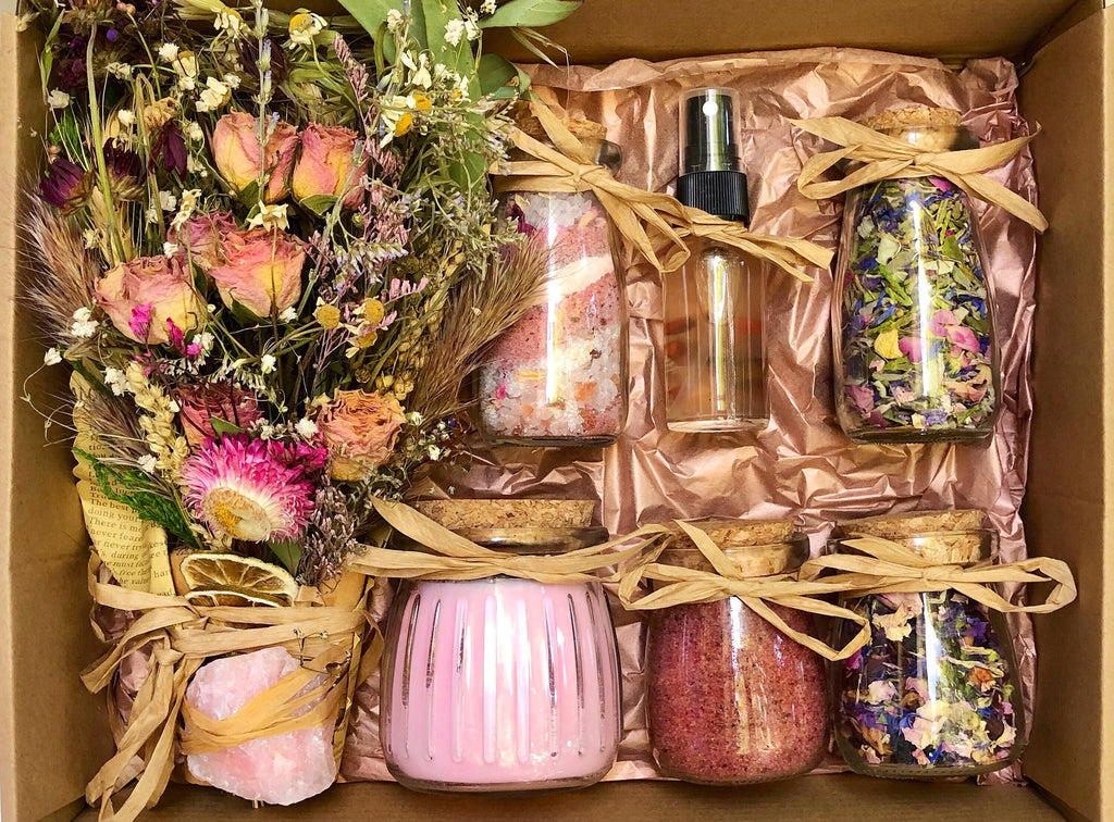 Self-Love Ritual Bath Kit with rose quartz, photo 1 of 7