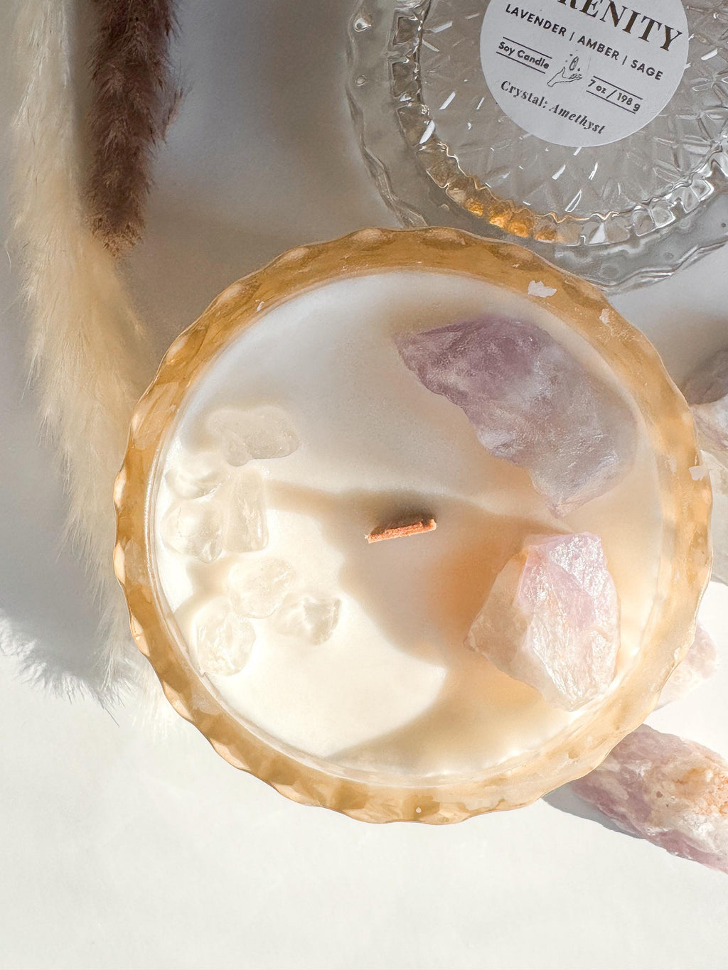 Crystal intention candle, photo 10 of 11