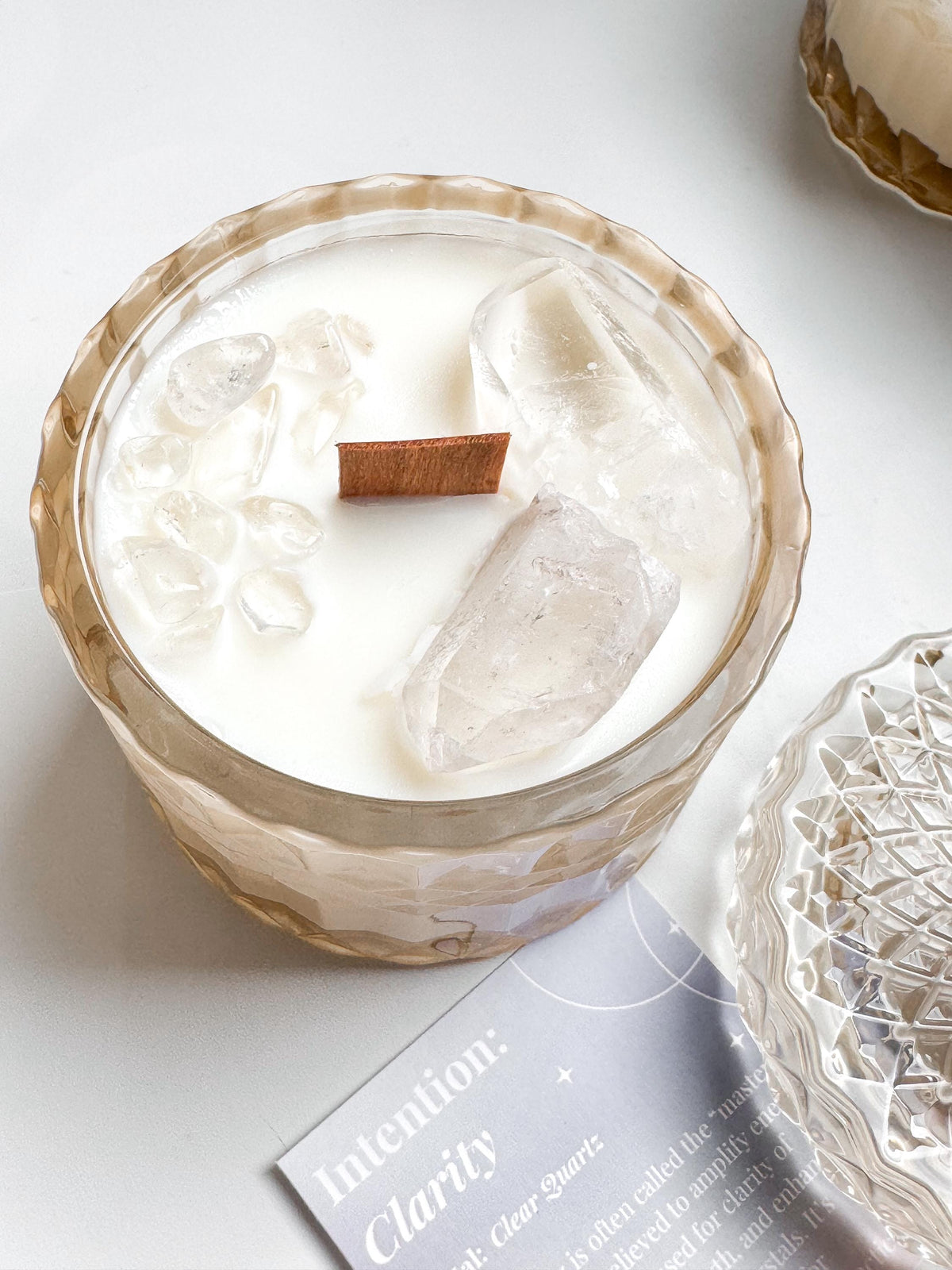 Crystal intention candle, photo 7 of 11
